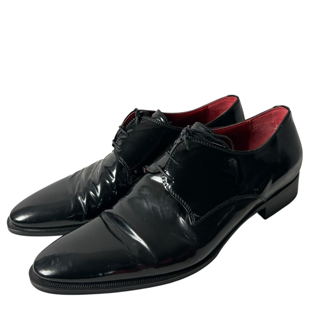 Sutor Mantellassi Oxford, Black Patent Leather Made in Italy Size 11